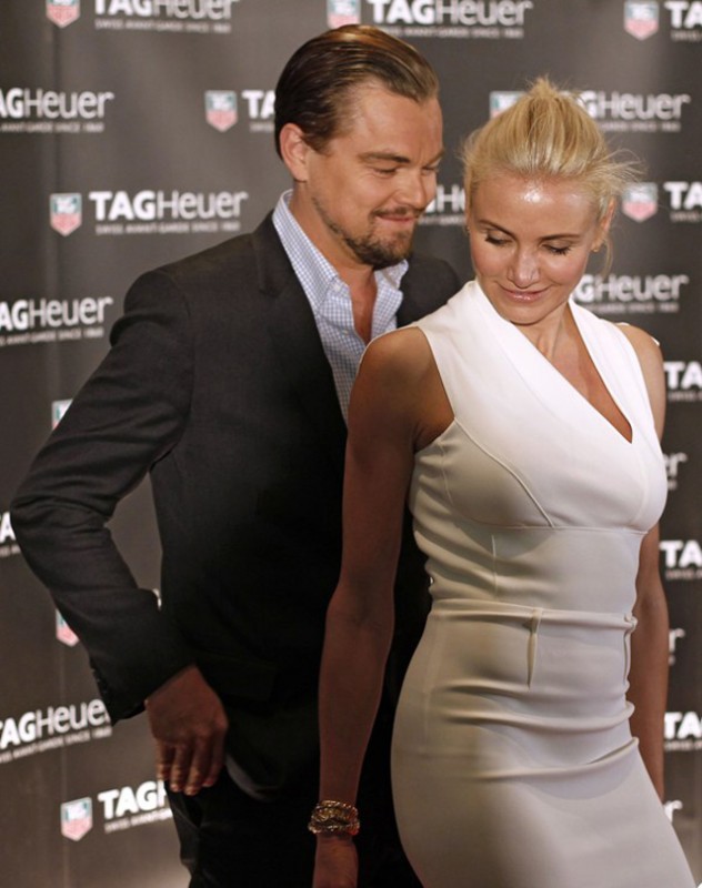 Toni Garrn and Leonardo DiCaprio