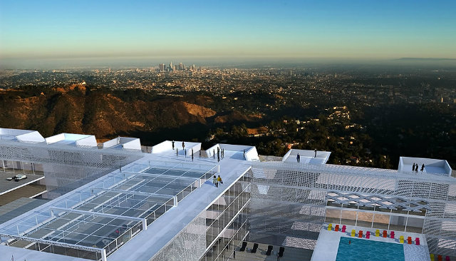 View Top Los Angeles Real Estate Hollywood Sign Hotel