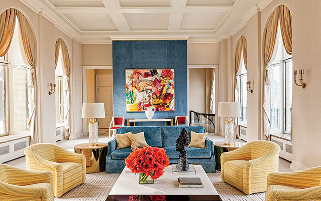 12 stylish celebrity living room decor and designed cocktail tables-07-steve-wynn